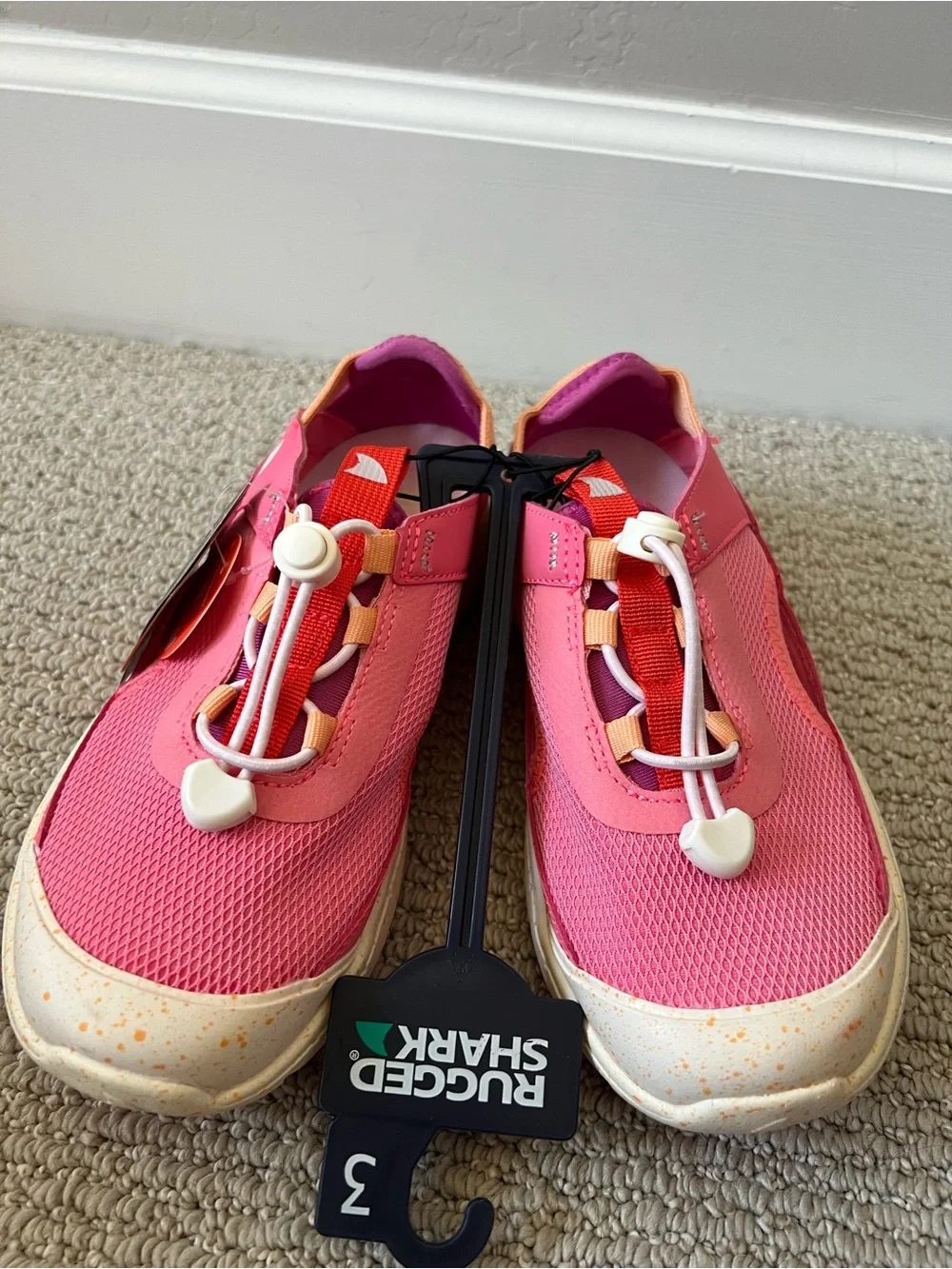 Rugged Shark Girls' Trek Sandals size3 NWT $15